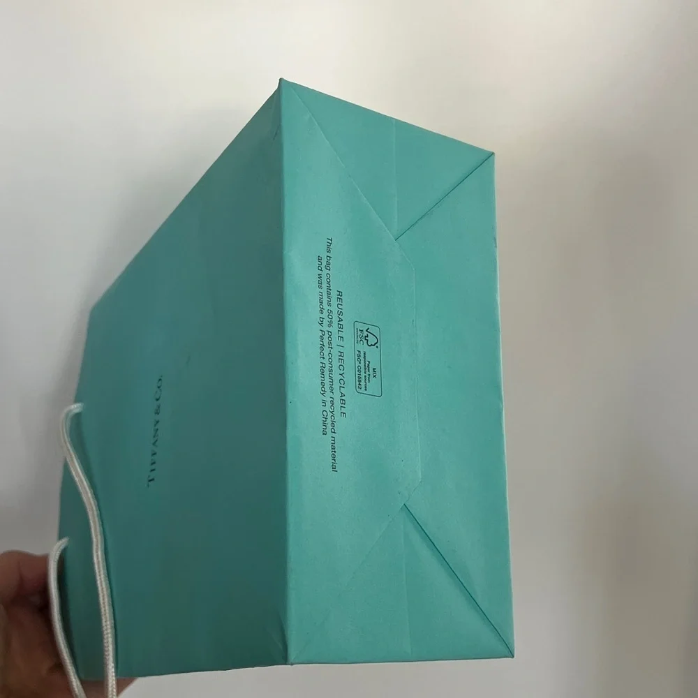 Tiffany & Co 9..5” x 7.75” Gift Bag
